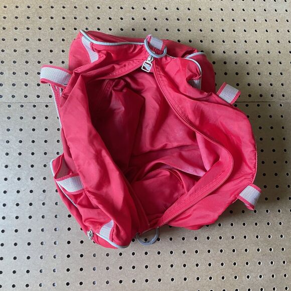 Nike Air Jordan Vintage 70s/80s Small Zippered Gym Duffle Bag Logo Red - Picture 7 of 10